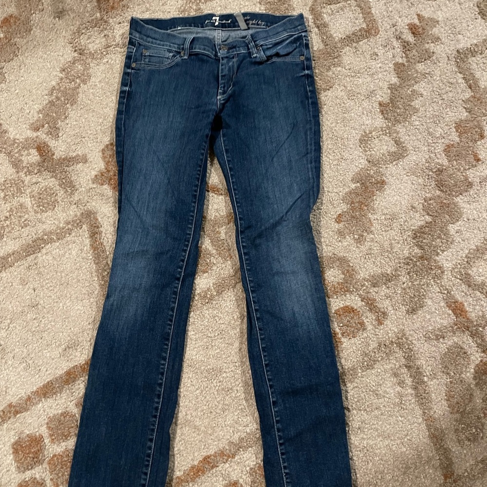7 For All Mankind, Great Condition, size 28, Lexie straight petite